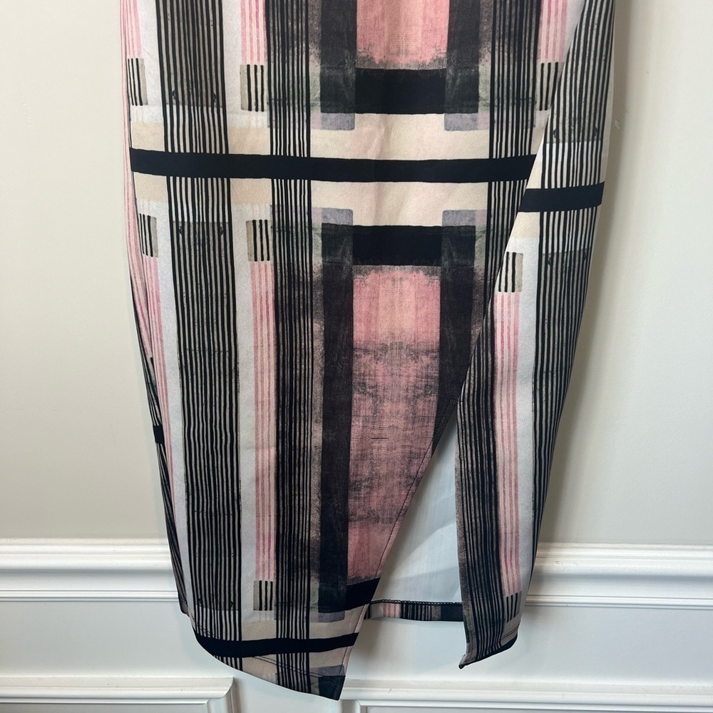 ASOS strapless multicolored midi stretch dress size 2 - Picture 3 of 10